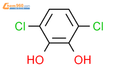 3,6-二氯苯-1,2-二醇结构式图片|3938-16-7结构式图片