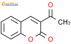 3-乙酰基香豆素结构式图片|3949-36-8结构式图片