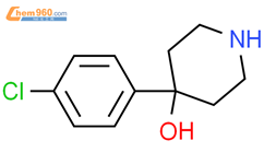 4-(4-氯苯基)-4-羟基哌啶结构式图片|39512-49-7结构式图片