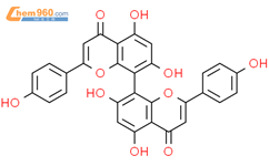CUPRESSU黄酮(SH)结构式图片|3952-18-9结构式图片