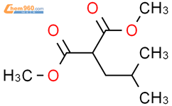 异丁基丙二酸二甲酯结构式图片|39520-24-6结构式图片
