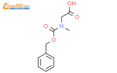 N-Cbz-甲基甘氨酸结构式图片|39608-31-6结构式图片