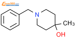 N-苄基-4-甲基-4-羟基哌啶结构式图片|3970-66-9结构式图片