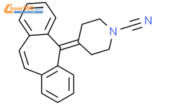 1-Piperidinecarbonitrile, 4-(5H-dibenzo[a,d]cyclohepten-5-ylidene)-结构式图片|3973-58-8结构式图片
