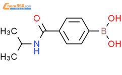 4-(N-异丙基氨基羰基)苯硼酸结构式图片|397843-67-3结构式图片