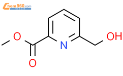 6-羟甲基吡啶-2-羧酸甲酯结构式图片|39977-44-1结构式图片