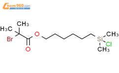 6-[chloro(dimethyl)silyl]hexyl 2-bromo-2-methylpropanoate结构式图片|400002-70-2结构式图片