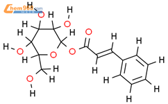 反式肉桂酰基b-D-葡萄糖苷停用参见C456860结构式图片|40004-96-4结构式图片