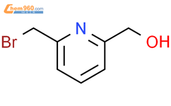 6-溴甲基-2-吡啶甲醇结构式图片|40054-01-1结构式图片