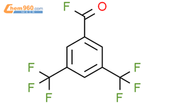 3,5-bis-trifluoromethyl-benzoyl fluoride结构式图片|401-96-7结构式图片