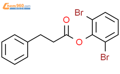 2,6-二溴苯基苯丙酸酯结构式图片|40123-52-2结构式图片