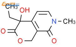 4-ethyl-4-hydroxy-7-methyl-1h-pyrano[3,4-c]pyridine-3,8-dione结构式图片|40163-11-9结构式图片