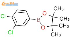 3,4-二氯苯硼酸频那醇酯结构式图片|401797-02-2结构式图片