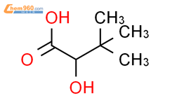 2-羟基-3,3-二甲基丁酸结构式图片|4026-20-4结构式图片