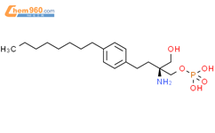 (S) FTY720磷酸酯结构式图片|402616-26-6结构式图片