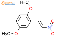 反-2,5-二甲氧基-β-硝基苯乙烯结构式图片|40276-11-7结构式图片