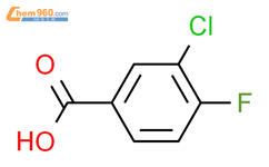 3-氯-4-氟苯甲酸结构式图片|403-16-7结构式图片