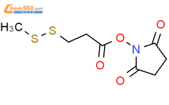 3-Methyldisulfanylpropionic acid 2,5-dioxopyrrolidin-1-yl ester结构式图片|403518-14-9结构式图片