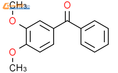3,4-二甲氧基二苯甲酮结构式图片|4038-14-6结构式图片