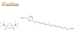 1-十四烷基-3-甲基咪唑双三氟甲磺酰亚胺盐结构式图片|404001-49-6结构式图片
