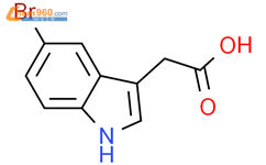 5-溴吲哚-3-乙酸结构式图片|40432-84-6结构式图片