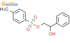 (R)-(-)-1-苯基-1,2-乙二醇-2-对甲苯磺酸酯结构式图片|40434-87-5结构式图片
