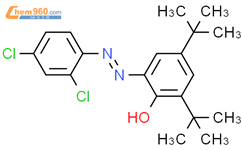 Phenol, 2-[(2,4-dichlorophenyl)azo]-4,6-bis(1,1-dimethylethyl)-结构式图片|405516-63-4结构式图片