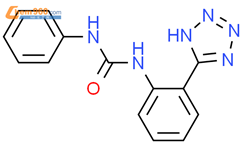 Urea, N-phenyl-N'-[2-(1H-tetrazol-5-yl)phenyl]-结构式图片|405520-01-6结构式图片