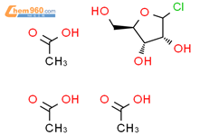 D-Ribofuranosyl chloride, triacetate结构式图片|40554-98-1结构式图片