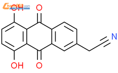 2-Anthraceneacetonitrile, 9,10-dihydro-5,8-dihydroxy-9,10-dioxo-结构式图片|405542-09-8结构式图片