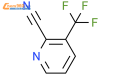 3-三氟甲基-2-吡啶甲腈结构式图片|406933-21-9结构式图片