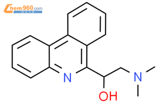 α-[(二甲氨基)甲基]-6-非蒽乙啶乙醇结构式图片|40736-97-8结构式图片