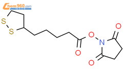 N-Hydroxysuccinimidyl Lipoate结构式图片|40846-94-4结构式图片