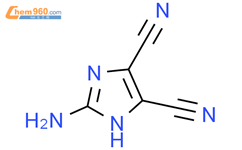 2-氨基-4,5-二氰基咪唑结构式图片|40953-34-2结构式图片