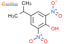 Phenol,4-(1-methylethyl)-2,6-dinitro-结构式图片|4097-47-6结构式图片
