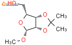 甲基-2,3-O-异亚丙基-beta-D-呋喃核糖苷结构式图片|4099-85-8结构式图片