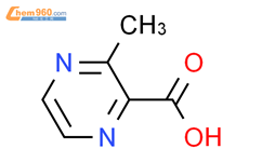 3-甲基吡嗪-2-羧酸结构式图片|41110-28-5结构式图片