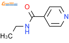 N-乙基-4-吡啶羧酰胺结构式图片|41116-48-7结构式图片