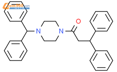 1-[4-(二苯甲基)-1-哌嗪基]-3,3-二苯基-1-丙酮