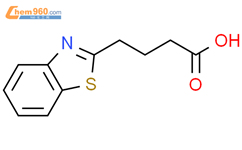 4-苯并噻唑-2-基-丁酸结构式图片|41387-91-1结构式图片