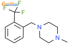 1-甲基-4-[[2-(三氟甲基)苯基]甲基]哌嗪结构式图片|414876-84-9结构式图片