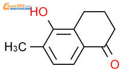 5-羟基-6-甲基-3,4-二氢萘-1(2H)-酮结构式图片|41552-07-2结构式图片