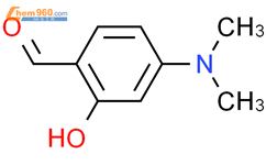 4-二甲氨基-2-羟基苯甲醛结构式图片|41602-56-6结构式图片