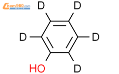 氘代苯酚结构式图片|4165-62-2结构式图片