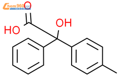 2-羟基-2-(4-甲基苯基)-2-苯乙酸结构式图片|4166-98-7结构式图片