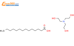 肉豆蔻酸TEA盐结构式图片|41669-40-3结构式图片
