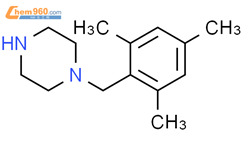 1-(2,4,6-三甲苄基)哌嗪结构式图片|41717-26-4结构式图片