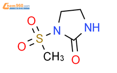 1-甲磺酰基-2-咪唑烷酮结构式图片|41730-79-4结构式图片