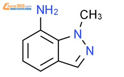 7-氨基-1-甲基-1(氢)吲唑结构式图片|41926-06-1结构式图片