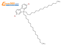2,7-二溴-9,9-双十六烷基-9H-芴结构式图片|419568-36-8结构式图片